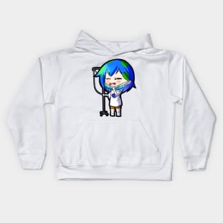 Chibi Earth-chan Kids Hoodie